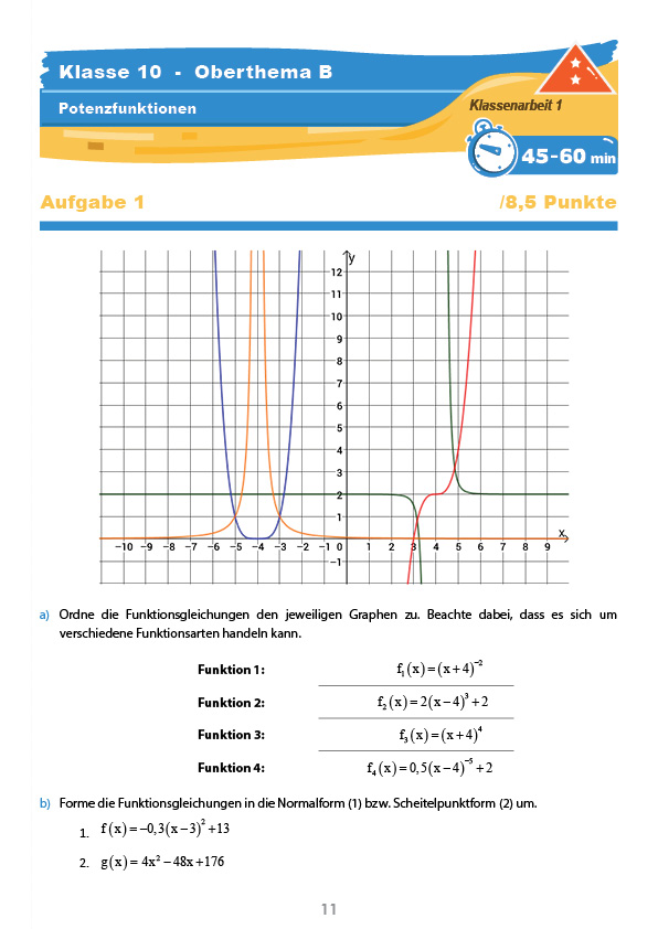 Klassenarbeiten Schulaufgaben Deutsch Klasse 10